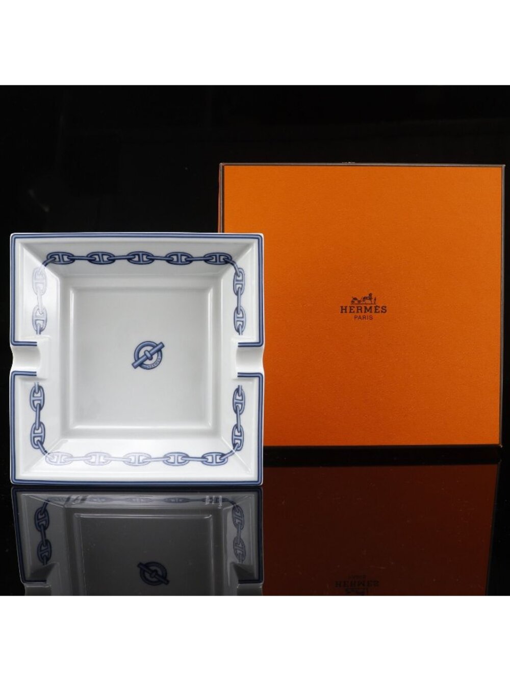 Hermes Ashtray Chaine D'Ancre Ceramic